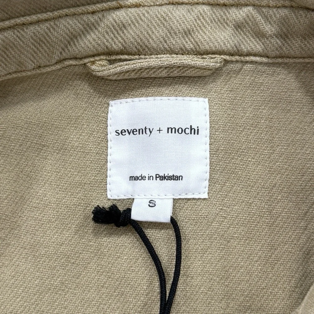 Seventy + Mochi Mia Shirt S NWT Desert Sand Organic Cotton Country Western